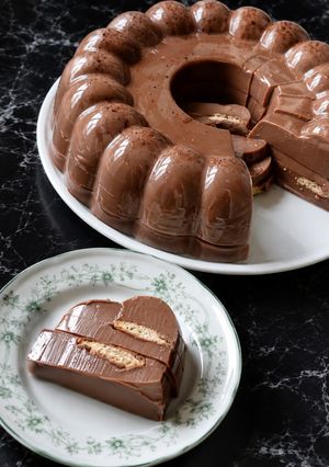 Foto resep Peanut Butter Cookies Chocolate Pudding