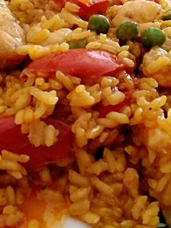 Una foto de Arroz con cazón