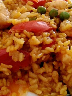 Una foto de Arroz con cazón