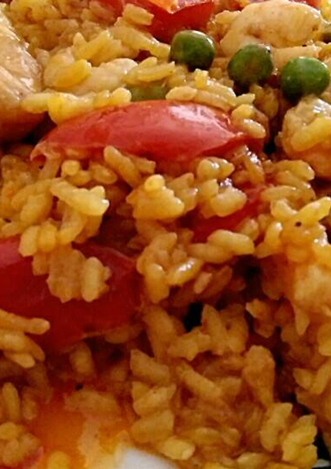 Una foto de Arroz con cazón