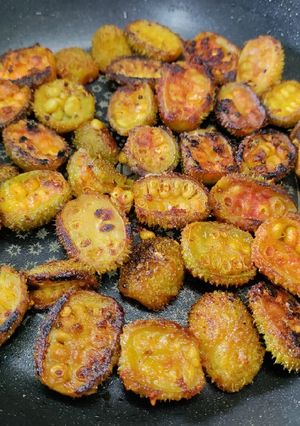 A picture of Kankada Masala Bhaja/Fry.
