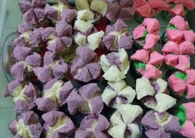 Bolu kukus warna warni