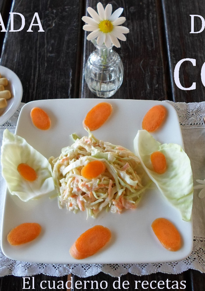 Una foto de Ensalada de Col o Coleslaw