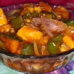 A picture of Chilli paneer.