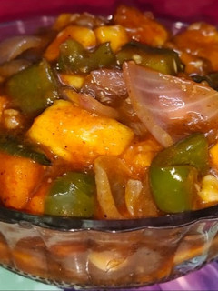 A picture of Chilli paneer.