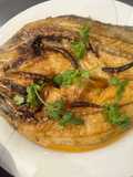 Pla Krapong Tod Nam Pla - Fried Sea Bass with Mango Salad - Woowwwweeeee - Amazing - Enjoy :P