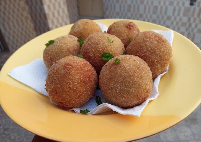 Simple Way to Prepare Quick Chicken yam balls