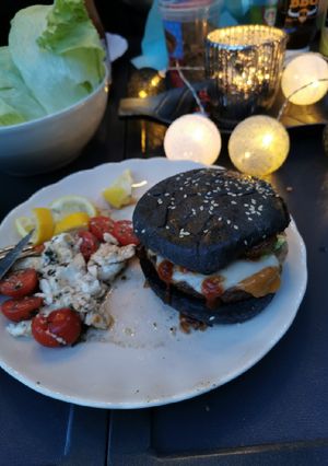 Φωτογραφία της συνταγής Burger Black! 🖤🍔