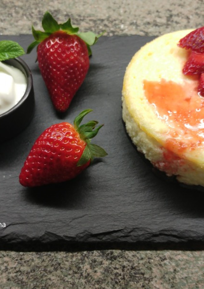 Una foto de Pastel de requesón
