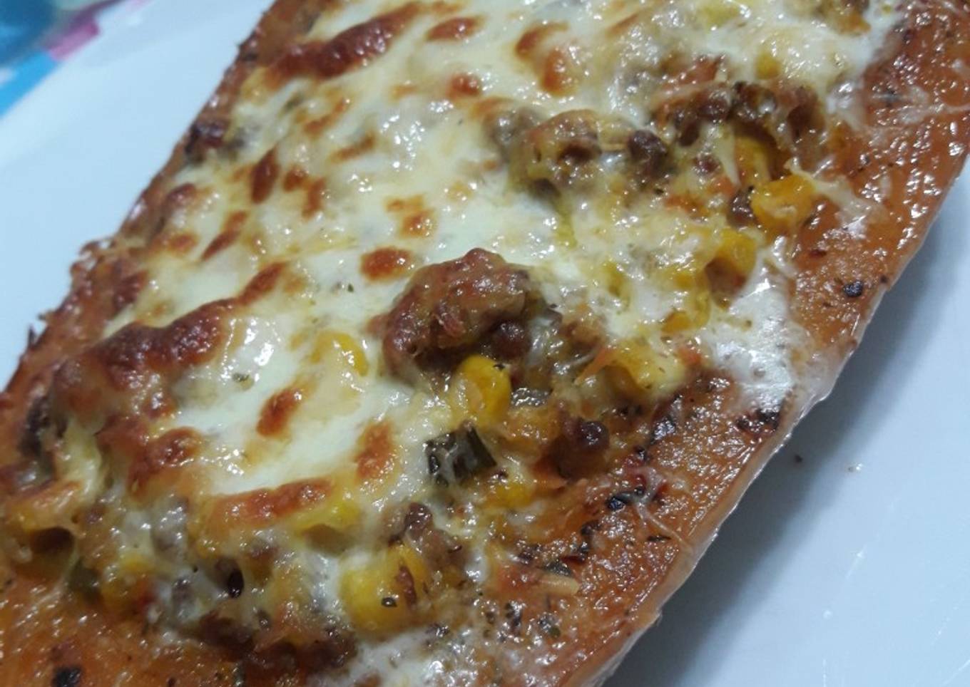 Calabaza rellena al horno