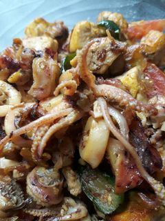 Foto resep Cumi Tahu Cabai Hijau