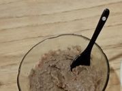 Una foto de pate de lenteja