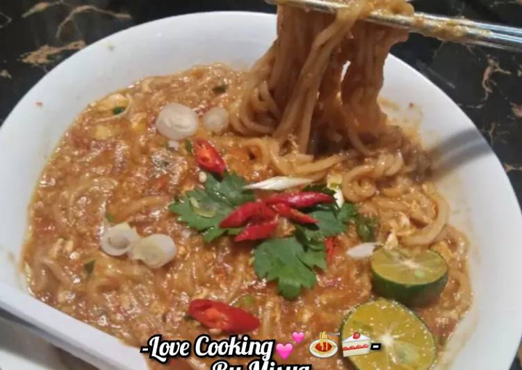 Mie Kuah Telur Pedas 🍜