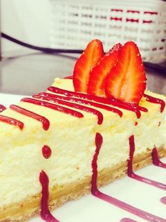 Una foto de Pastel de queso