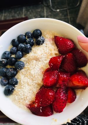 Una foto de Avena con leche