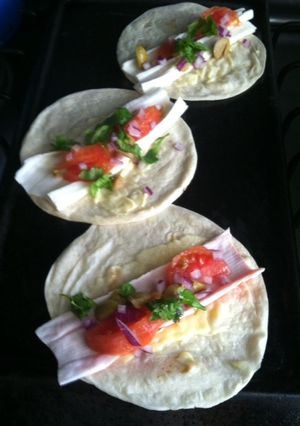 Una foto de Wraps de surimi