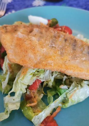 Sült süllő recept fotója