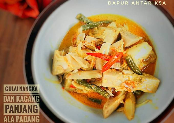 Resep: Gulai Nangka dan Kacang Panjang ala Padang Kekinian