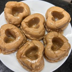 A picture of Ragi manni / Ragi custard.