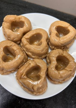 A picture of Ragi manni / Ragi custard.