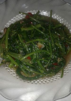 Foto resep Cah kangkung simple