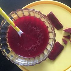 A picture of Beetroot-Tomato Soup.
