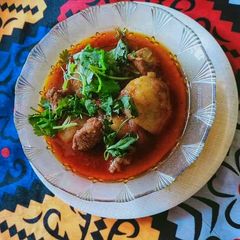 A picture of Shaljum gosht.