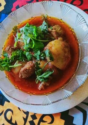 A picture of Shaljum gosht.