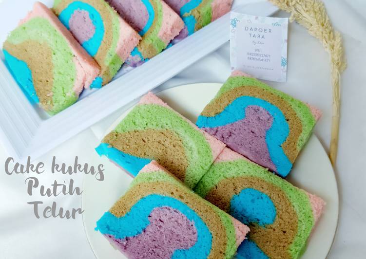 Cake Kukus Putih Telur