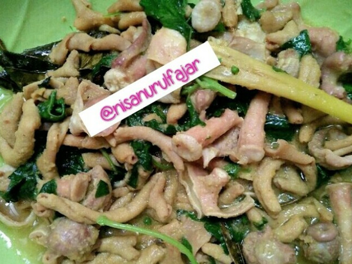 Anti Ribet, Membuat Usus Ayam Bumbu Kemangi Rumahan