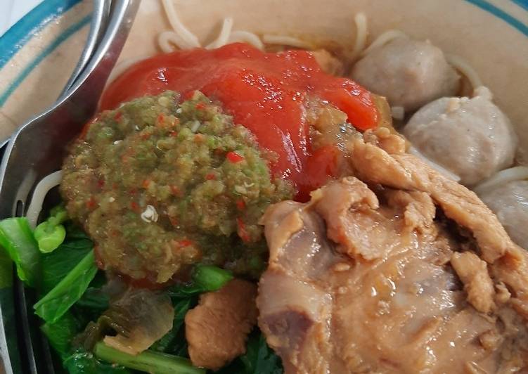 Resep Mie ayam homemade sederhana Anti Gagal