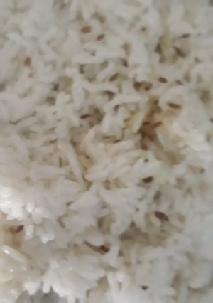 A picture of Jeera rice.