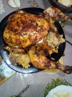 صورة لوصفة دجاجة محمرة