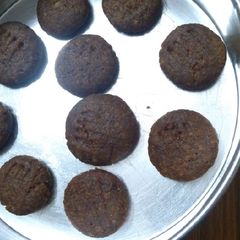 A picture of Atta cookies 🍪 without oven.