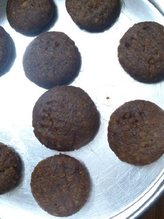 A picture of Atta cookies 🍪 without oven.