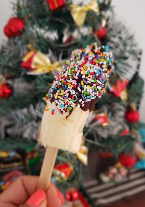 Una foto de Bananitas con chocolate