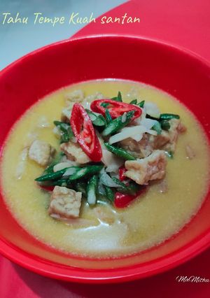 Foto resep Tahu Tempe Kuah santan