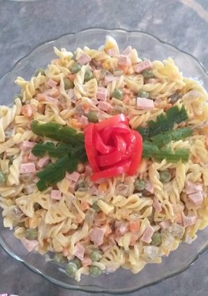 عکسی از دستور سالاد ماکارانی 😍