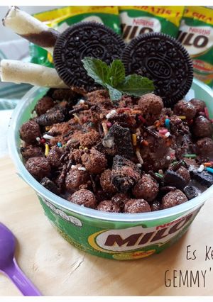Foto resep ES Kepal MiLo #Kamismanis