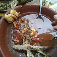 A picture of Pecak ikan bandeng.