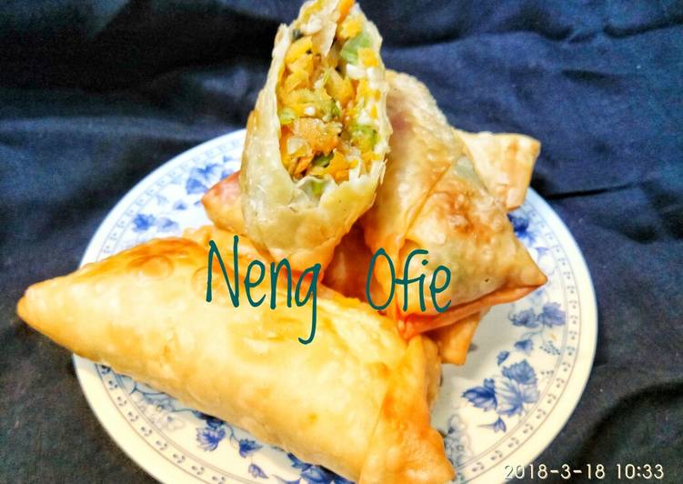 Lumpia kulit pangsit 😍