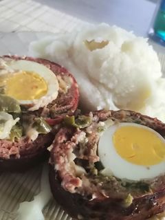 Una foto de Rollo de carne picada