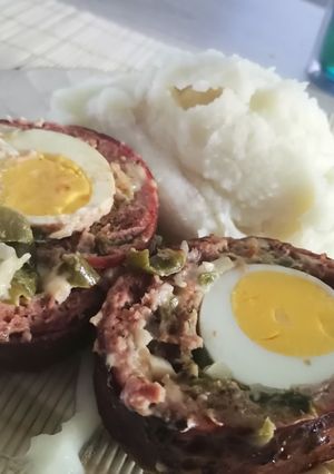 Una foto de Rollo de carne picada