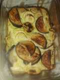 Gratin de courgette et d'aubergine