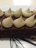 Brownie con crema de Café