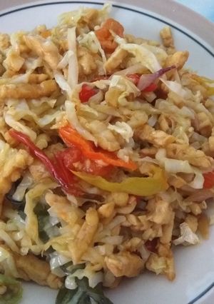 Foto resep Tumis tempe kol