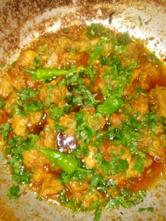 A picture of Tikka karhai.