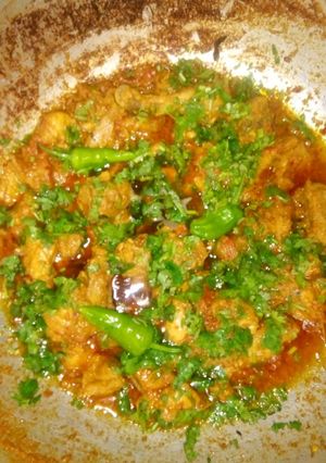 A picture of Tikka karhai.
