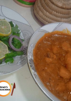 A picture of Sweet potato porridge.