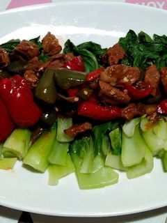 Foto resep Tumis Daging Sapi Sayur Pakcoy
